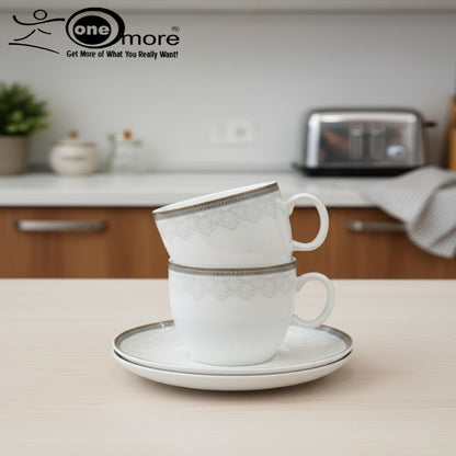 12-Piece Sophisticated Tea Cup & Saucer Set