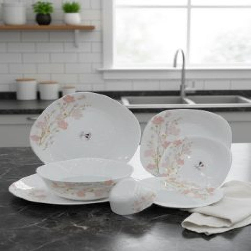 Elegant Floral Dinnerware Set – 26 Pieces