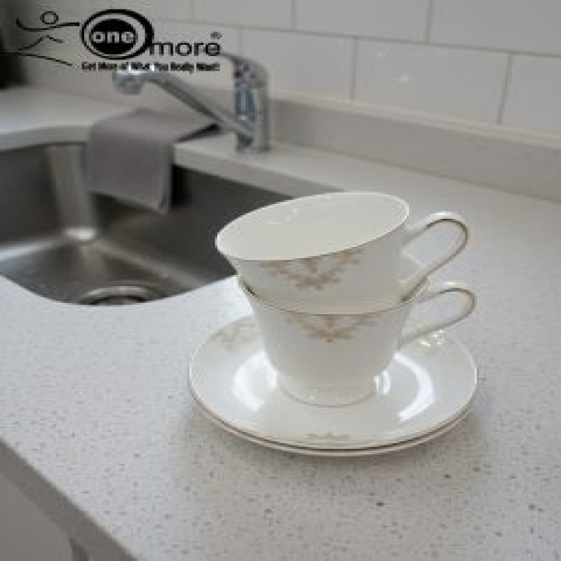 Sophisticated Porcelain Tea Cup & Saucer Collection