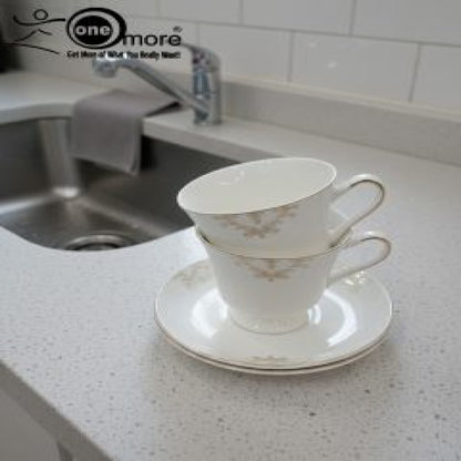 Sophisticated Porcelain Tea Cup & Saucer Collection