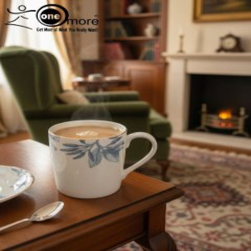 Refined Porcelain Tea Mug Set