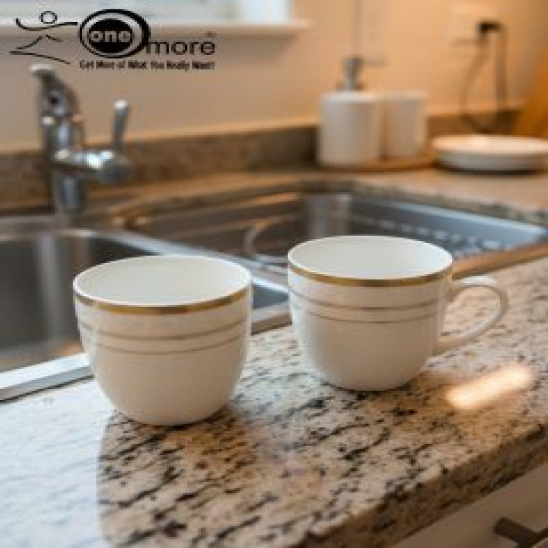 Refined Porcelain Tea Mug Collection