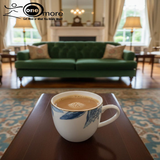 Luxury Porcelain Tea Mug Set