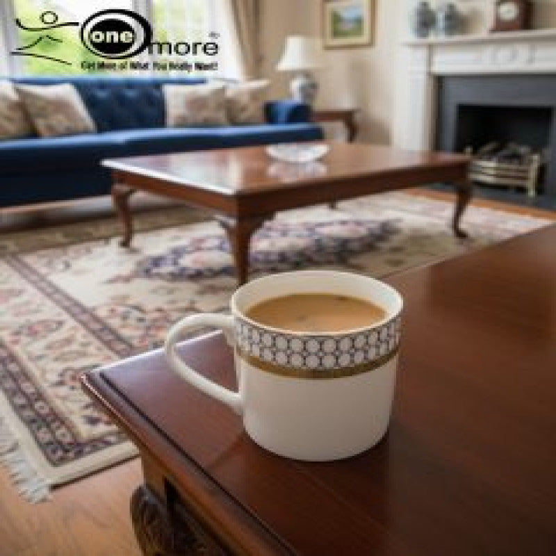 Classic Porcelain Tea Mug Ensemble