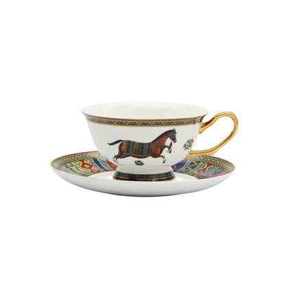 Premium 15?Piece European Bone China Tea Set