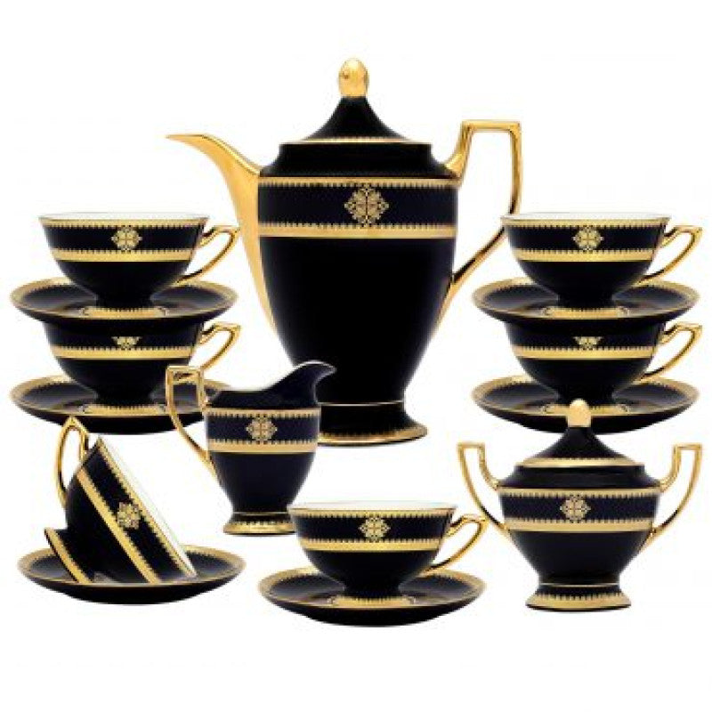 Luxury European Bone China Tea Collection – 15 Pieces