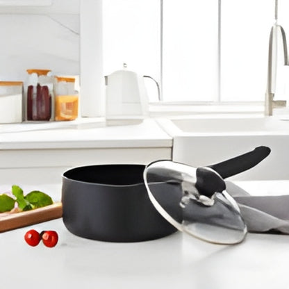 Kitchen King 16cm Lumina Sauce Pot with Glass Lid
