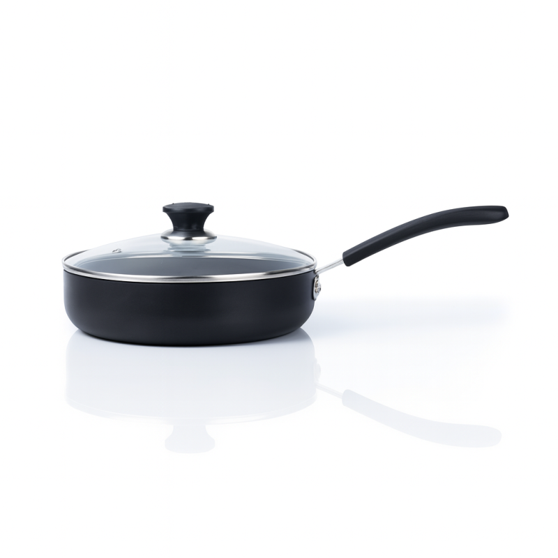Kitchen King Sauté Pan with Glass Lid