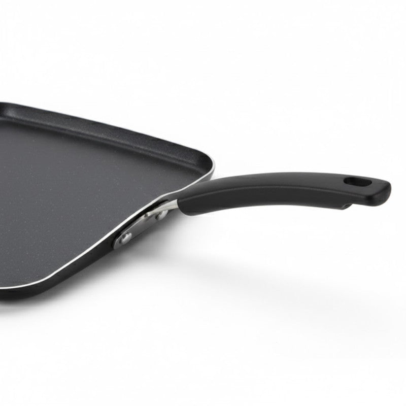 Kitchen King 28cm Square Grill Pan – Premium Non-Stick Ridged Griller for BBQ, Steaks & Tikkas | Adornia.pk