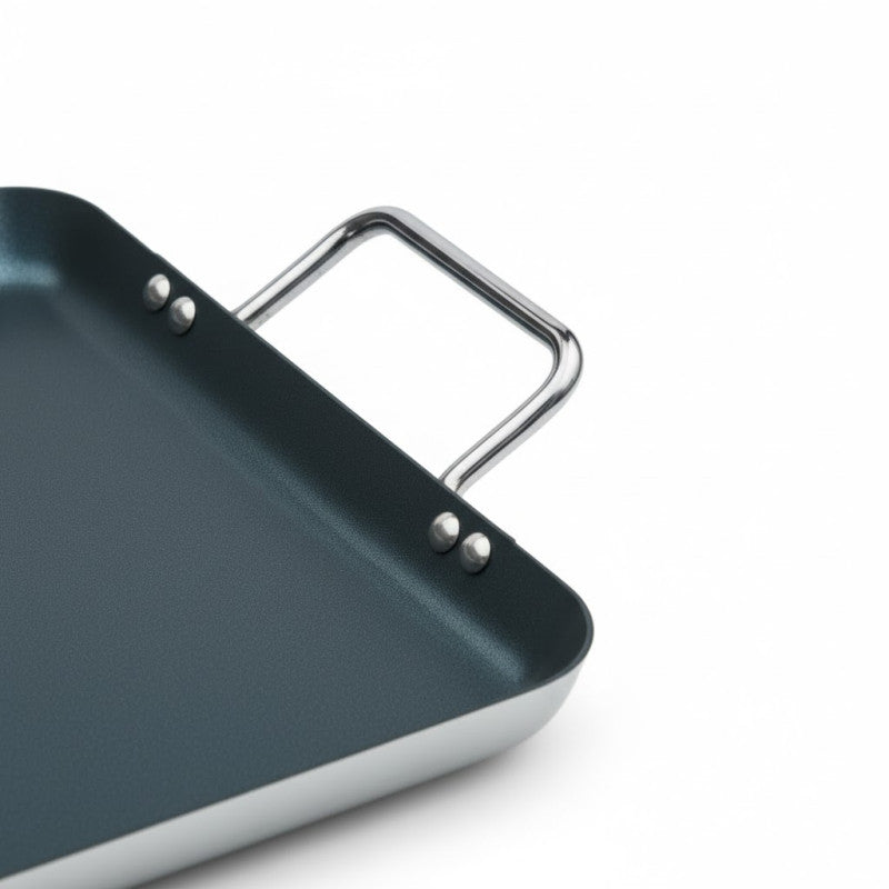 Kitchen King 50cm Non-Stick Grill Tray – Extra-Large BBQ & Baking Tray for Grilling, Roasting & Family Feasts | Adornia.pk