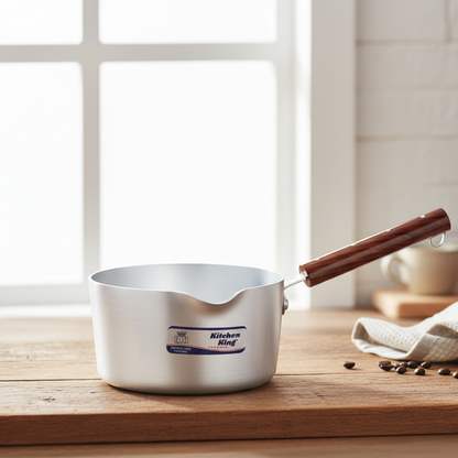 Kitchen King Aluminium Milk Pan – Durable Everyday Sauce & Boiling Pan for Tea, Milk & Heating | Adornia.pk