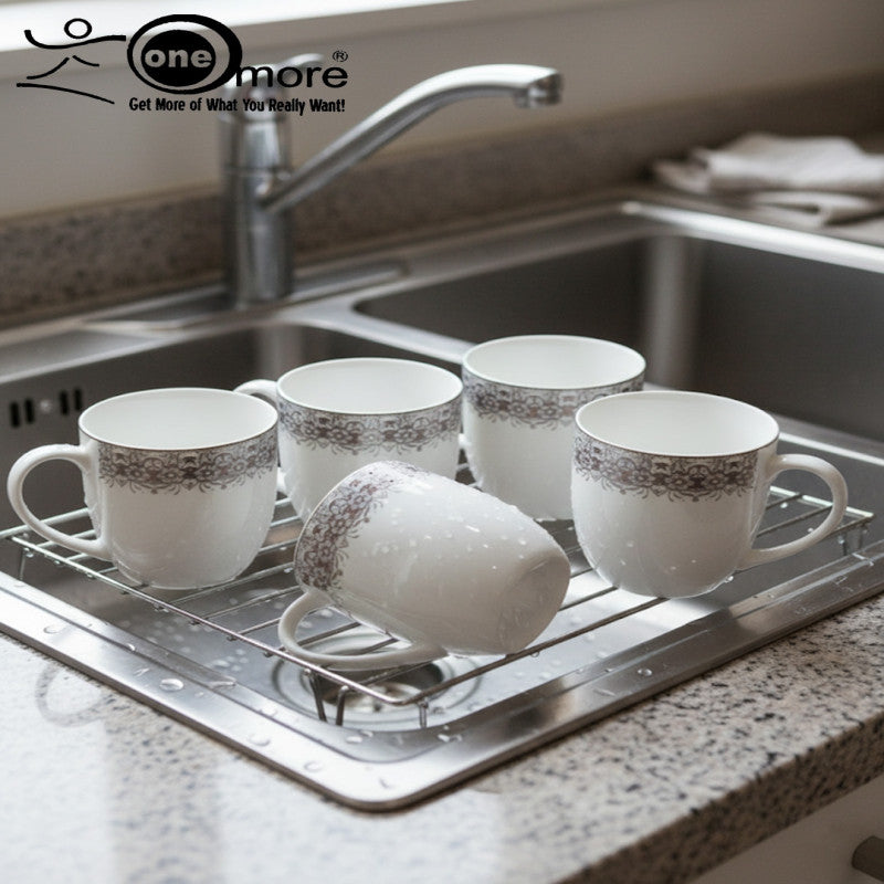 Premium Six-Piece Super Bone China Mug Collection