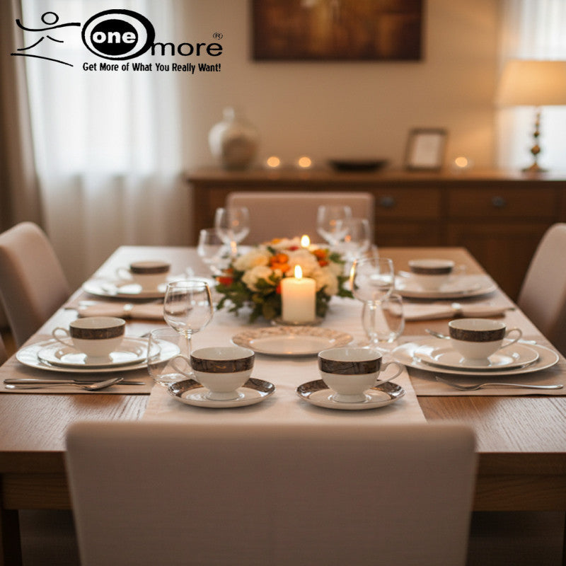 Upscale Porcelain Tea Cup & Saucer Collection