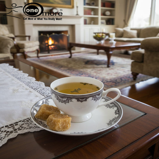 Premium Porcelain Tea Cup & Saucer Set