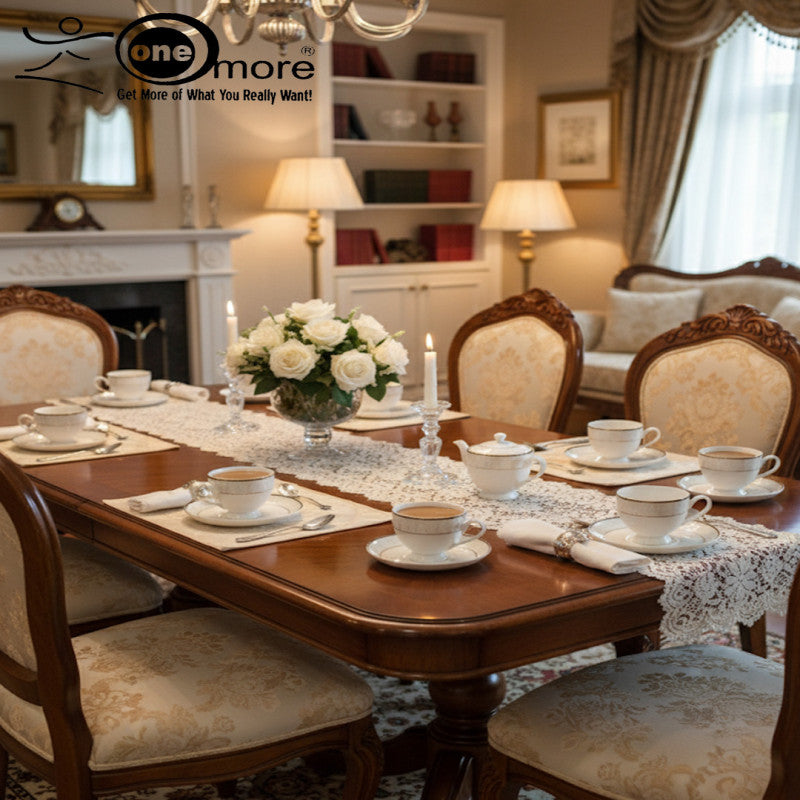 Sophisticated Porcelain Tea Cup & Saucer Set