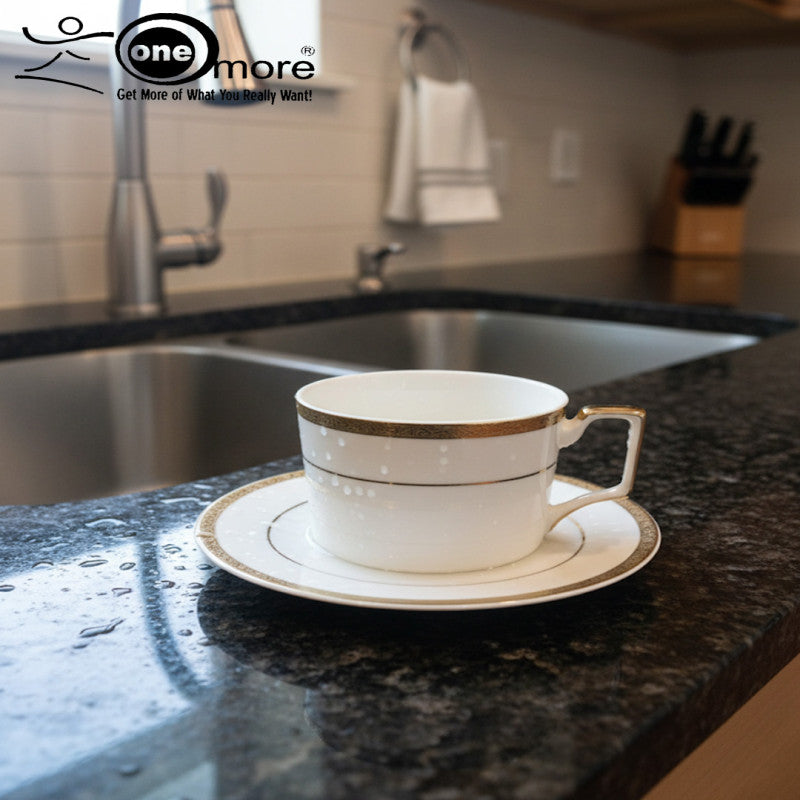 Noritake Signature 12-Piece Tea Set – Gold & Platinum Accents