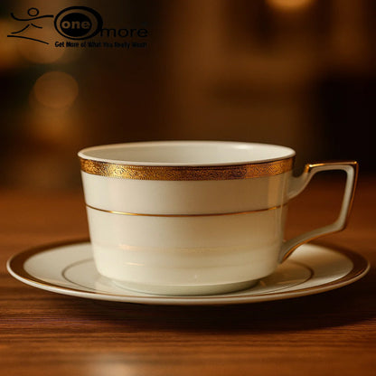 Noritake Signature 12-Piece Tea Set – Gold & Platinum Accents