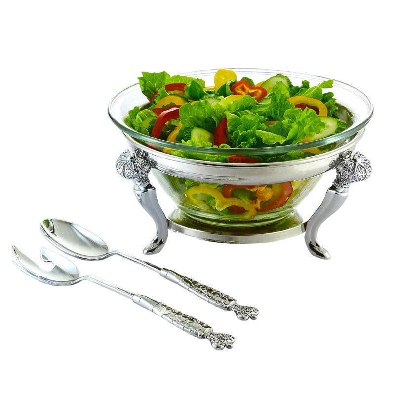 Salad Bowl Collection with Matching Servers