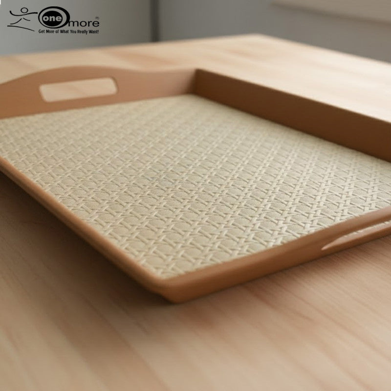 Stylish 3-Piece Non-Slip Fiber Tray Set – Durable & Available in 5 Colors