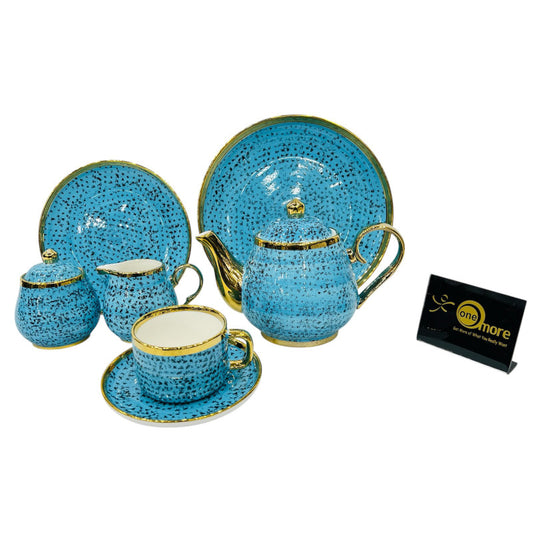 24-Piece Complete Tea Set Collection