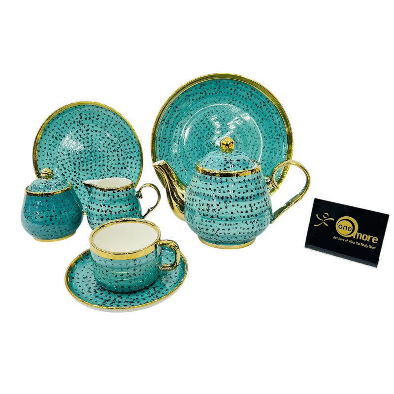 24-Piece Complete Tea Set Collection