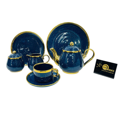 24-Piece Complete Tea Set Collection