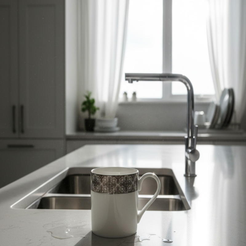 6-Piece Luxurious Super Bone China Mug Set