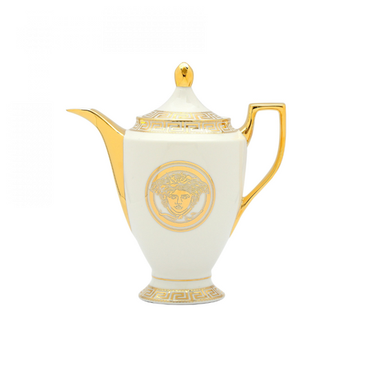 European-Style 15-Piece Versace Bone China Tea Set