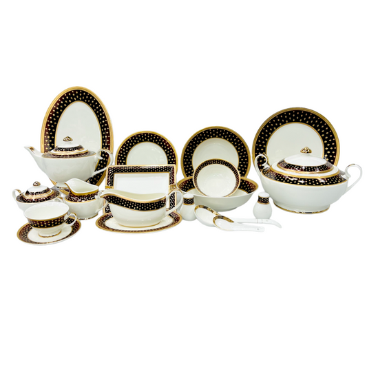 Yamasen 104-Piece Dinnerware Set – Service for 12 People