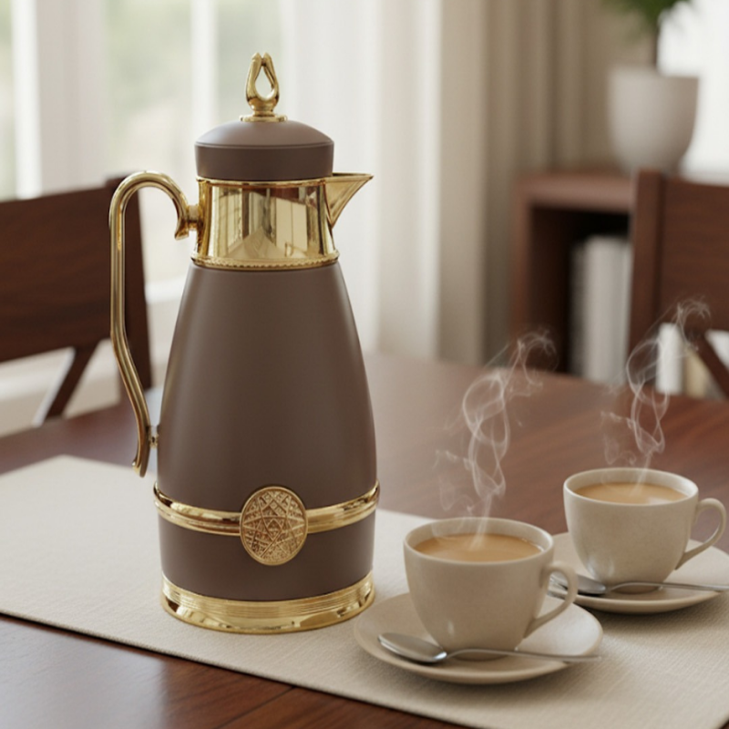 DayDays Royal Collection Thermos Flask – 1 Litre (Glass Interior)