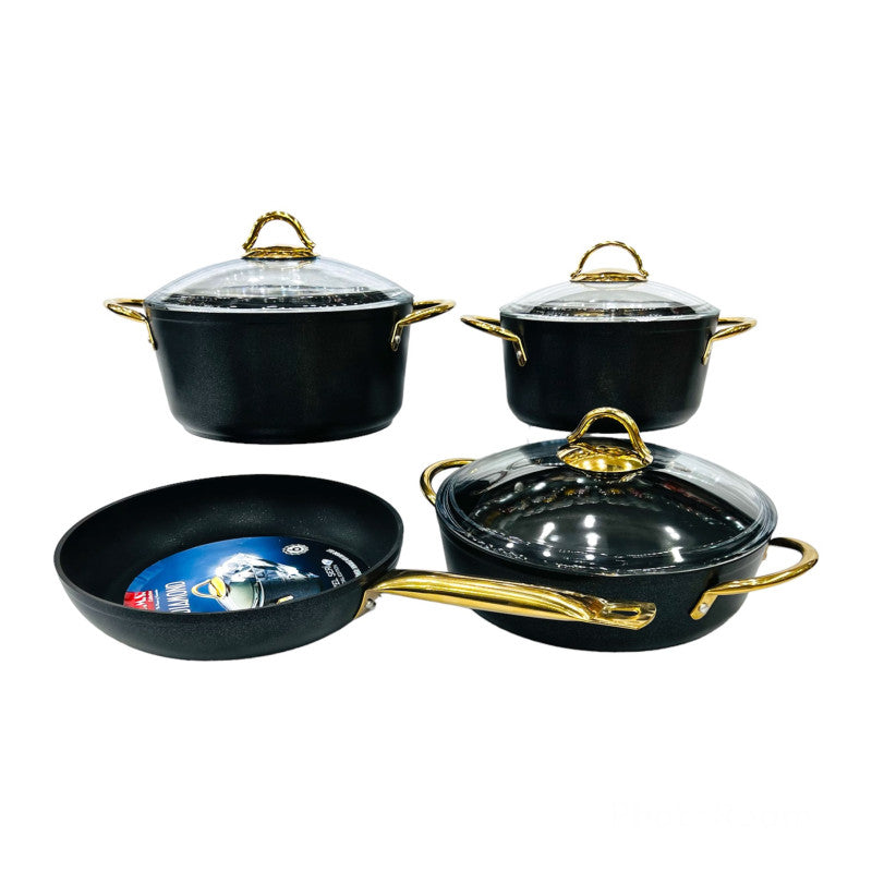 O.M.S. 7-Piece Non-Stick Cookware Set – Made in Turkey