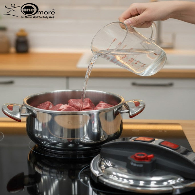 O.M.S. Callacook 5-Litre Premium Turkish Stainless Steel Pressure Cooker