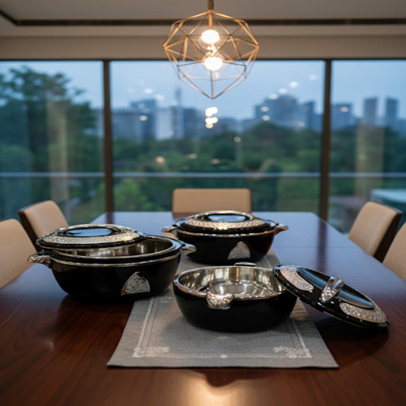 Forever Gold Round Hot Pot Food Warmer – Elegant Fancy Server