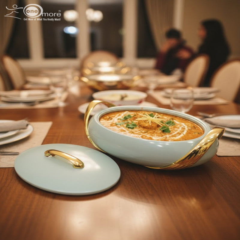 Luxury Insulated Casserole Hot Pot Set – 2.5L, 3L & 3.5L Elegant Food Warmers with Serving Dishes