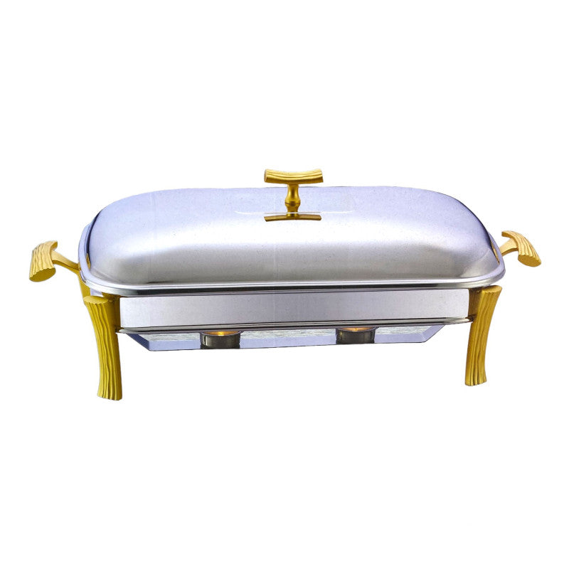 Paramound 1.5-Litre Rectangular Food Warmer with Glass Dish