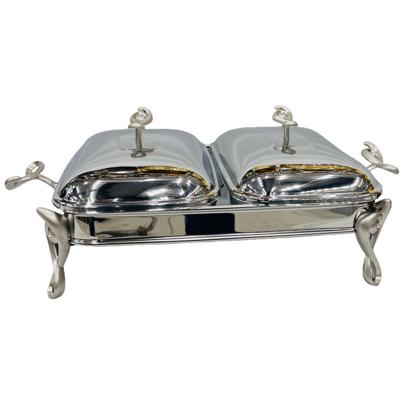 Paramound Food Warmer Set – 2 × 1.5-Litre with Glass Dishes