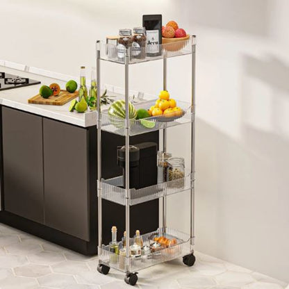 “Acrylic Multi-Functional Smart Trolley”
