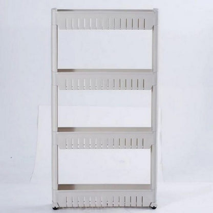 “Mobile Gap Storage Trolley with Wheels – Kitchen & Home Storage Solution”