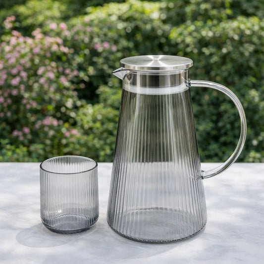 Beverage Set – 7Pcs Glass Jug & Tumblers