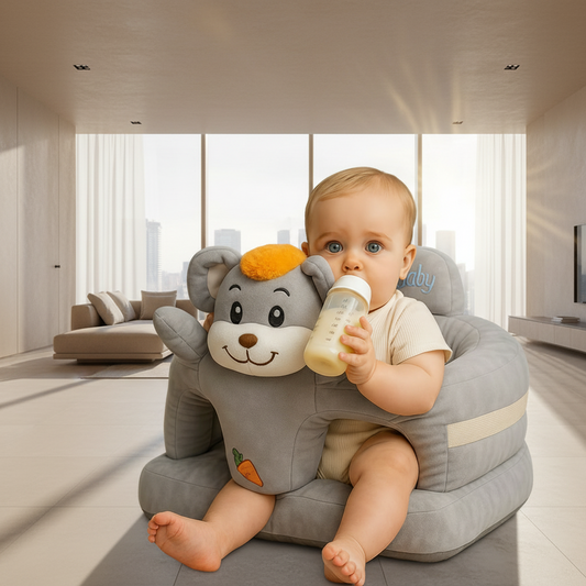 Grey Mouse 360° Baby Support Sofa Seat