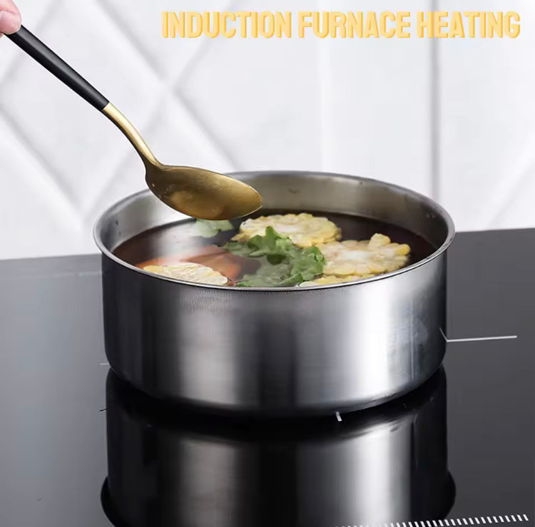 5 pcs Set of Stainless Steel Bowls with Lids