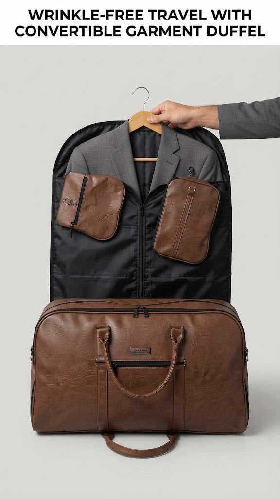 Convertible Luggage Travel Bag – Spacious Foldable Duffle & Carry-On Bag