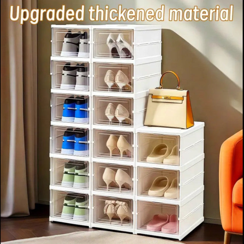 Rack3-Layer Foldable Heavy-Duty Shoe Rack | Multi-Tier Home Shoe Organizer