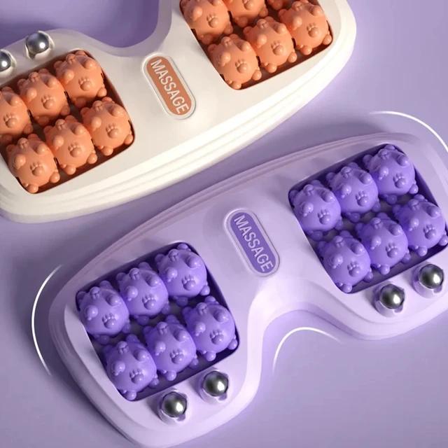 Clay Style Dual Foot Massager with Magnetic Beads