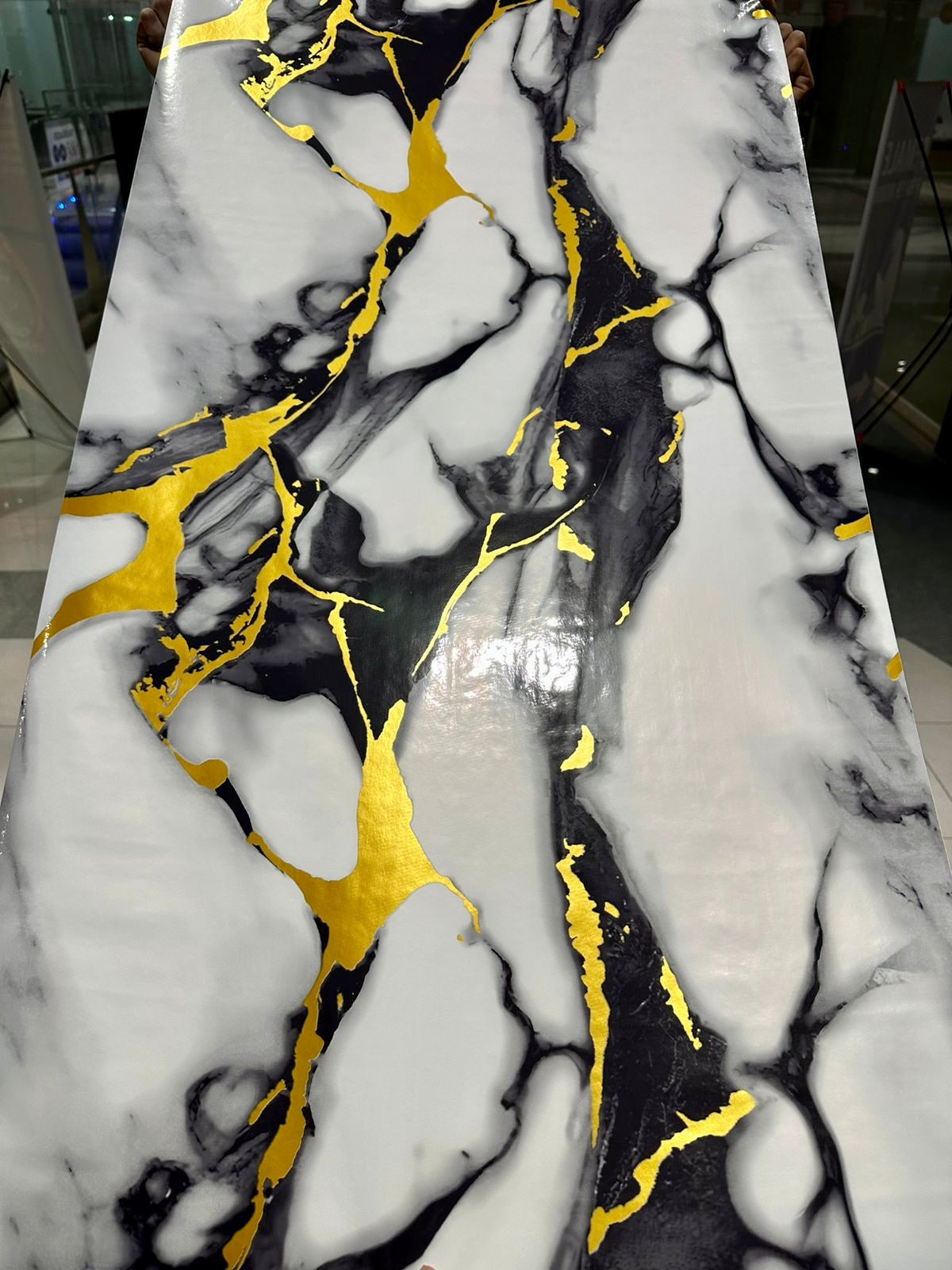 Wall Adhesive Marble Sheets for Home Decoration (60cm*2m)