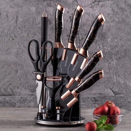 Revolving Knife Set - 8 Essential Tools