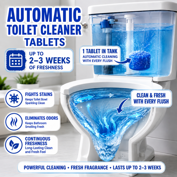 Imported Toilet Bowl Cleaner Tablets Premium card packaging