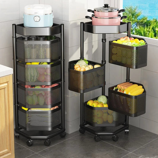 Kitchen Triangle Storage Rack