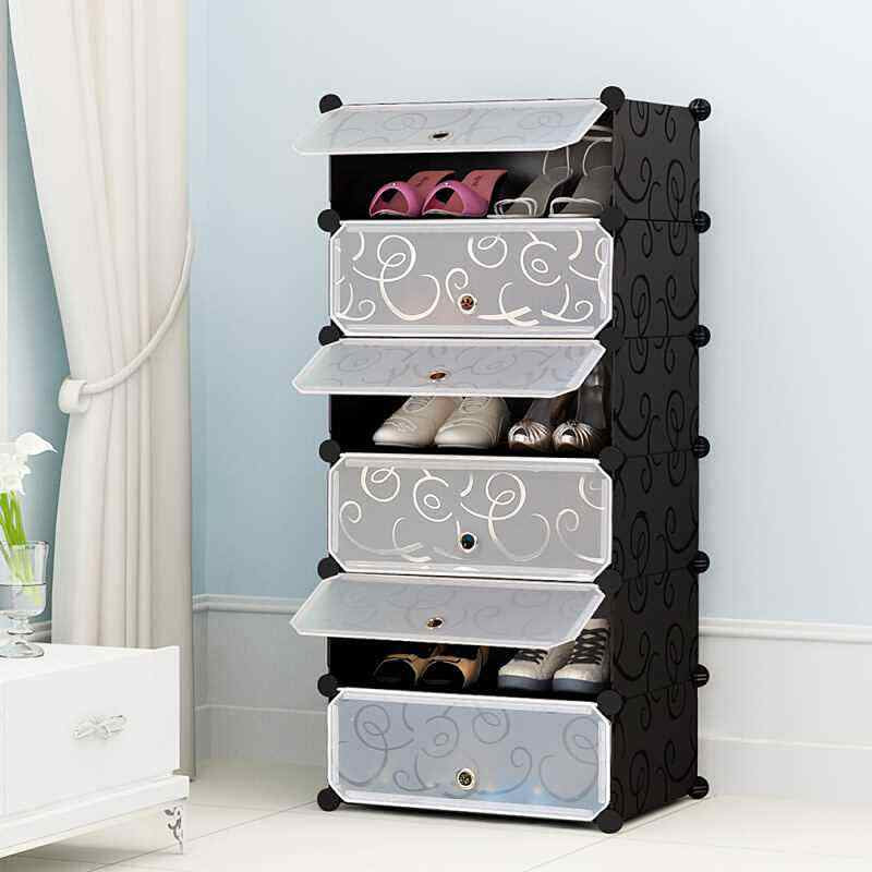 Elite Frosted Series Modular Shoe Rack (3-Tier & 4-Tier Options)