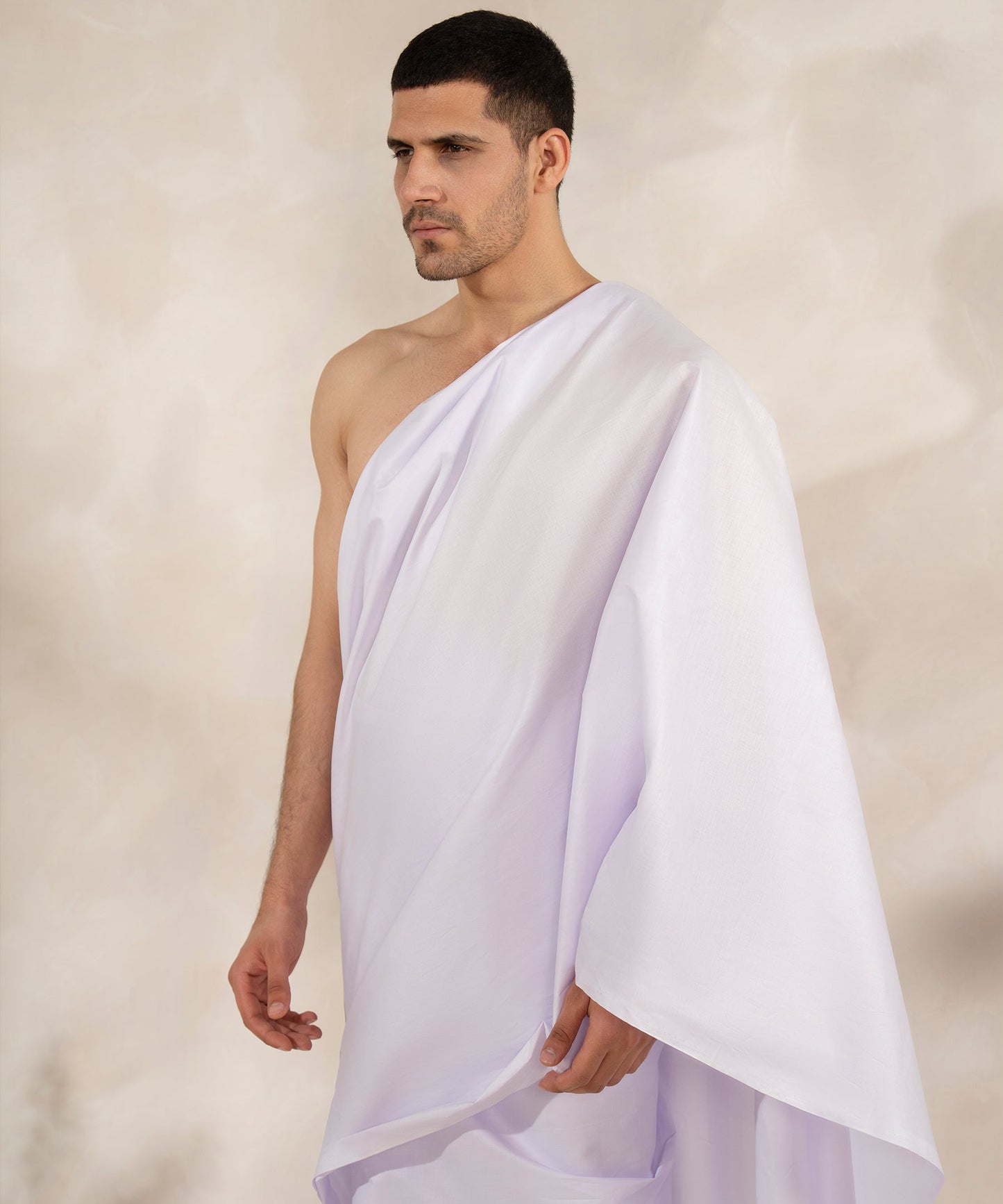 100% Latha Cotton Ahram Ihram Set – 5 Meter (2 Piece Pack, 2.5m Each) for Hajj & Umrah Men